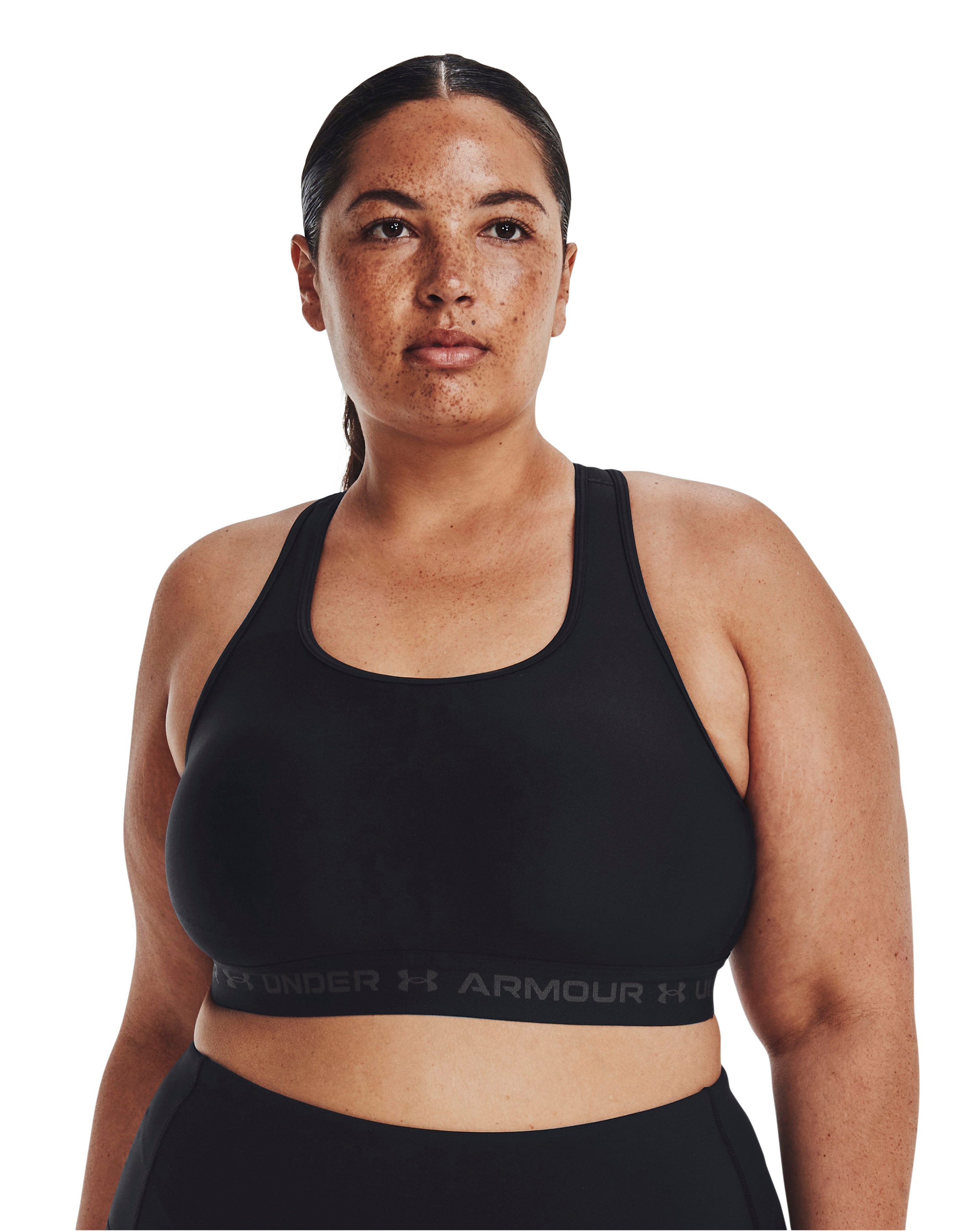 Under Armour Plus Size Under Armour Crossback Bra In Black | UK Size XL20 Women's