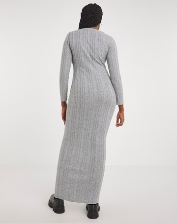 Robe Sans Manches Grise Foncé Degrees - Encolure Ronde, Coupe A-Line - Taille L - Occasion Très Bon État
