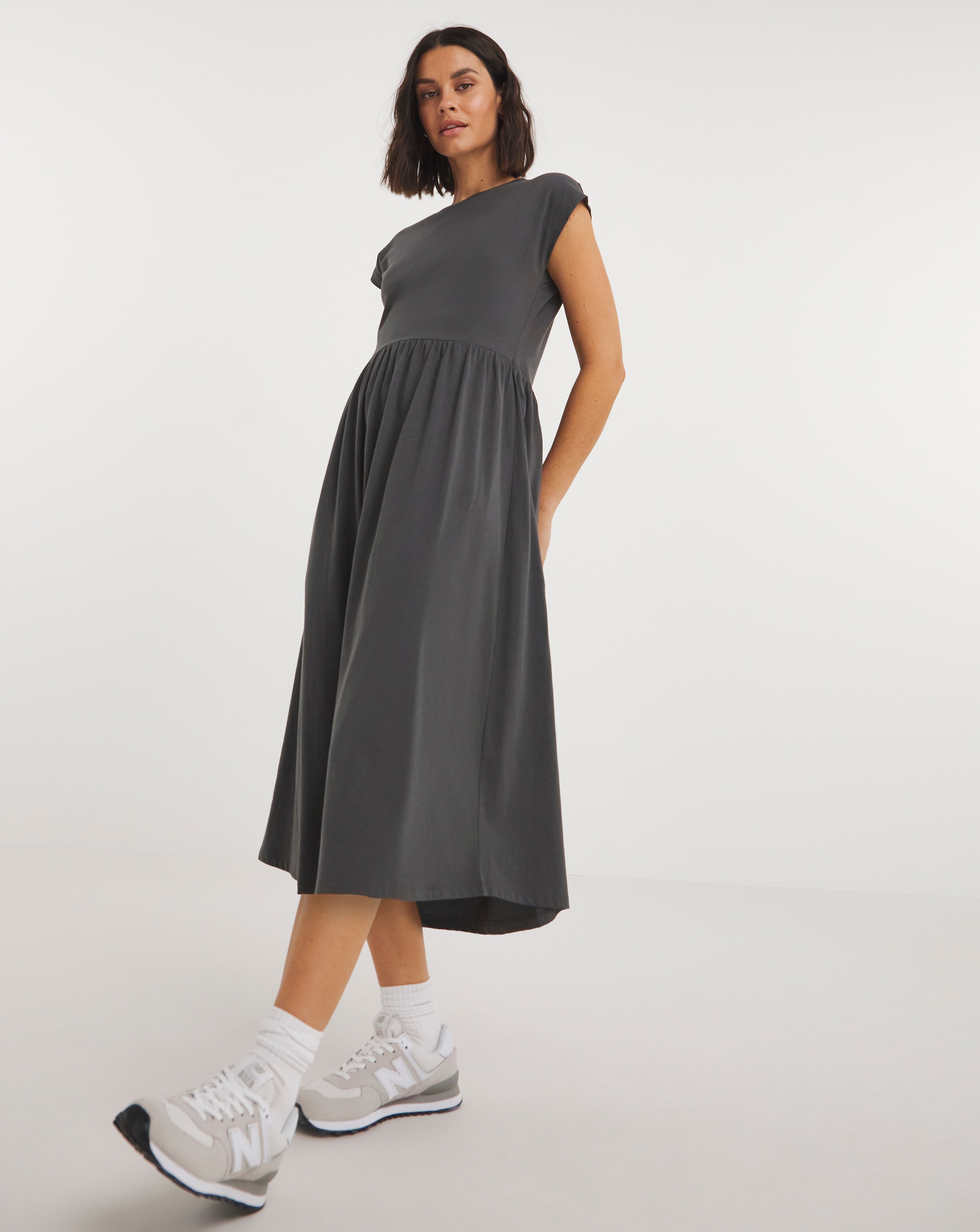 Jersey Midi Dress