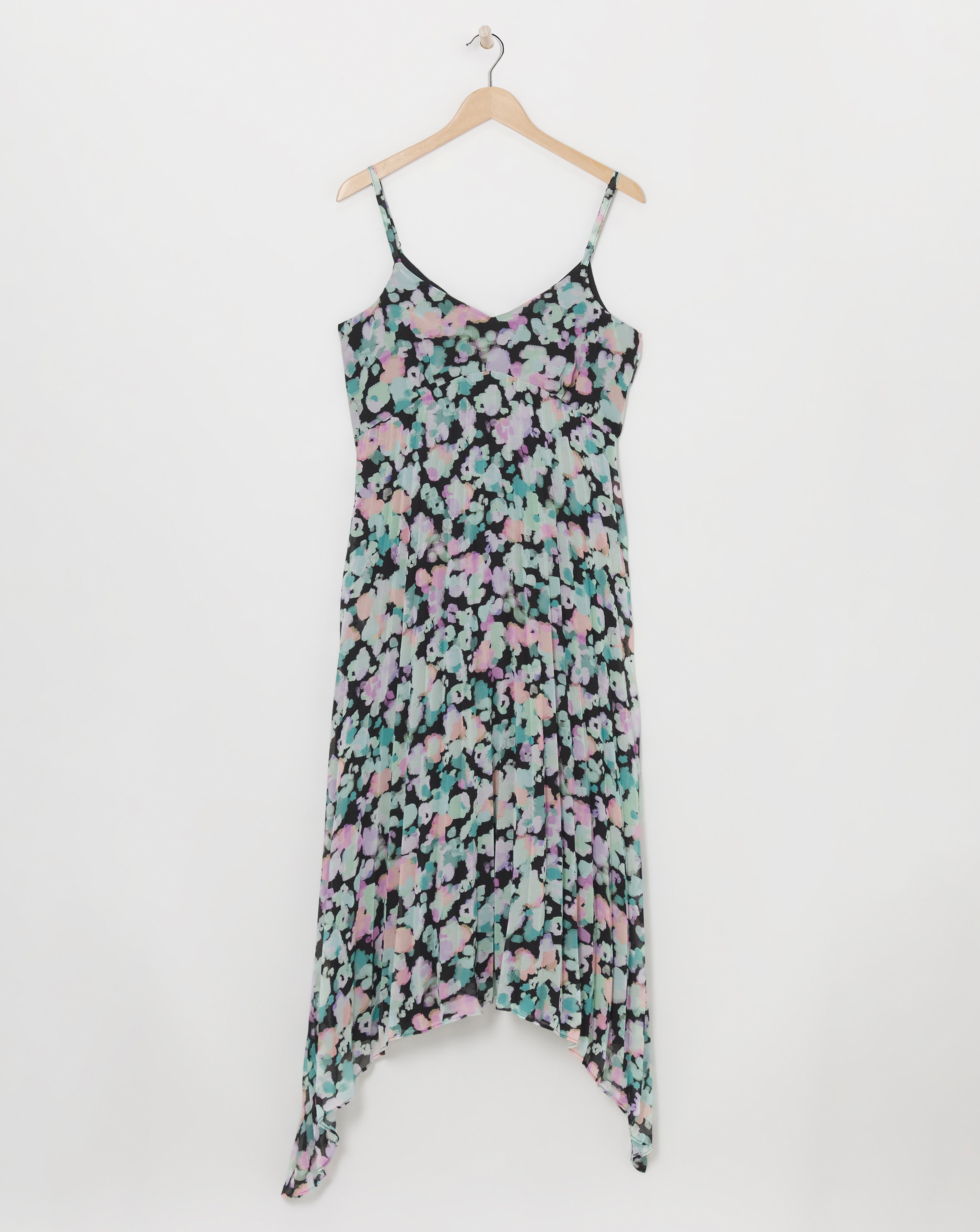 Simply Be - Women's Floral Print Asymmetric Hem Maxi Dress - Size 10 - Floral print