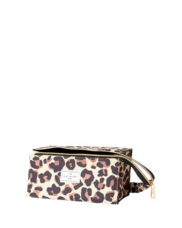The Flat Lay Co. Makeup Box Bag - Leopard