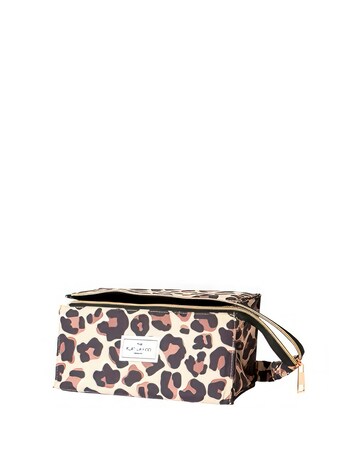 The Flat Lay Co. Makeup Box Bag - Leopard