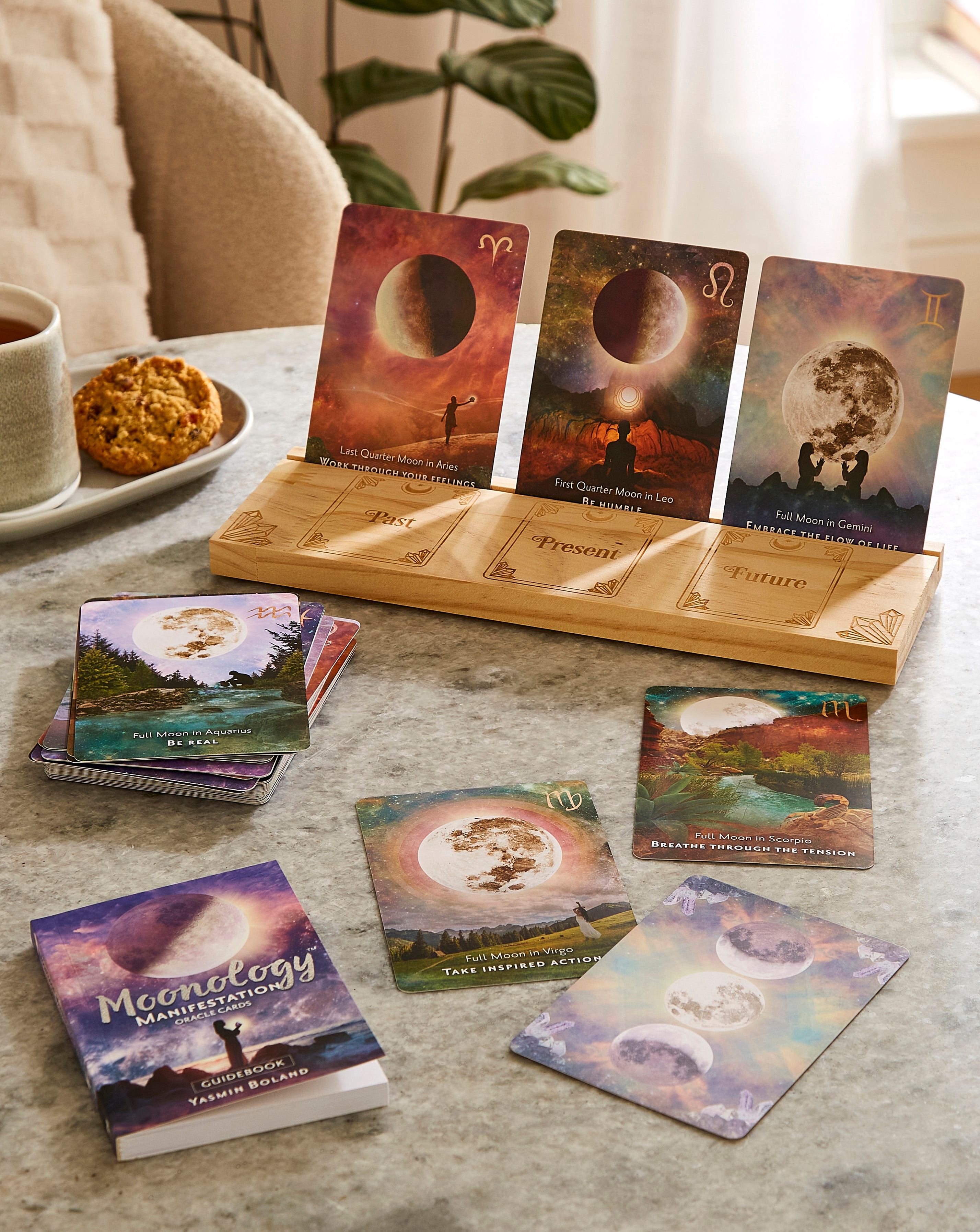 New In - Manifestation Tarot Card with Stand