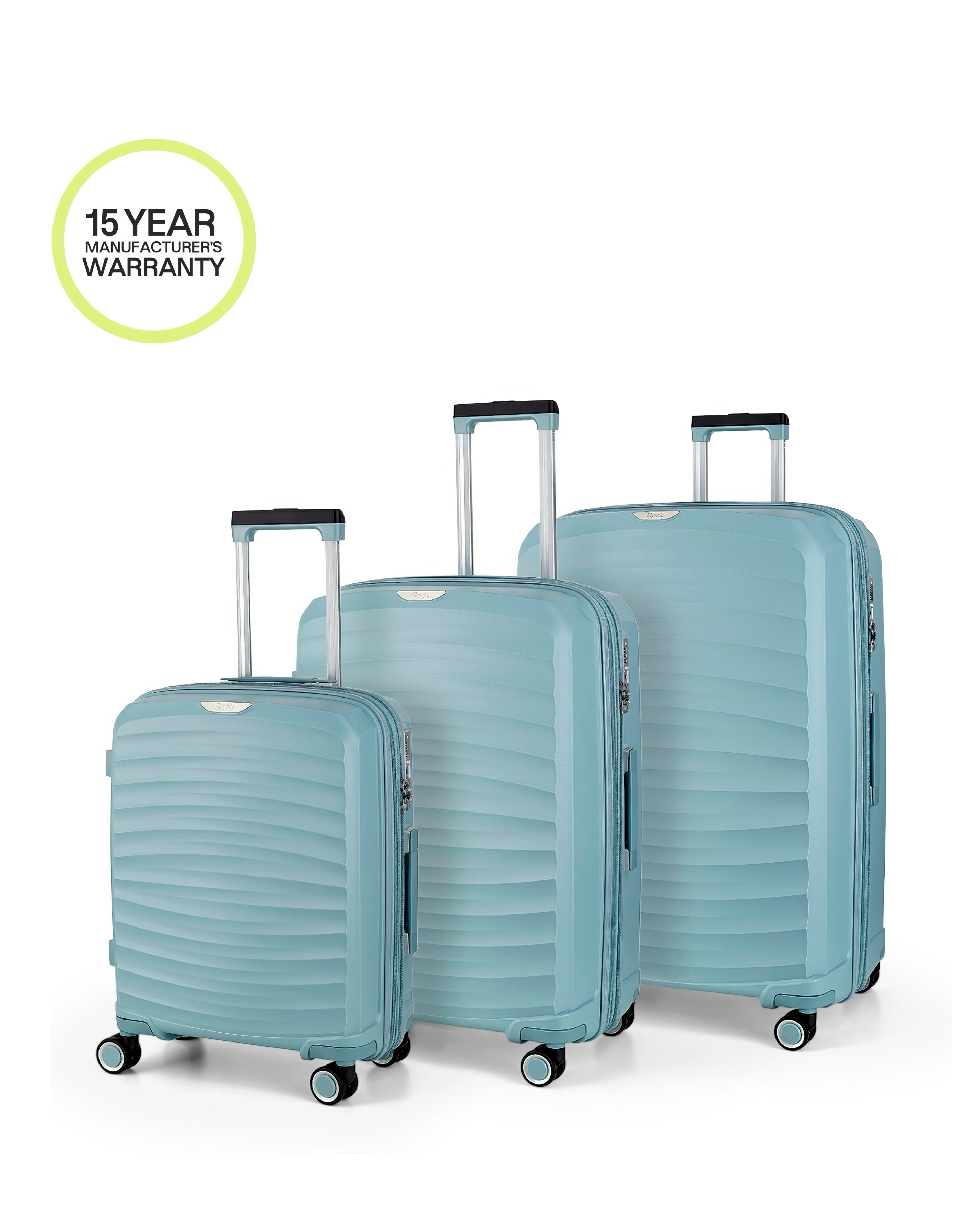 Rock Sunwave 3pc Suitcase Set