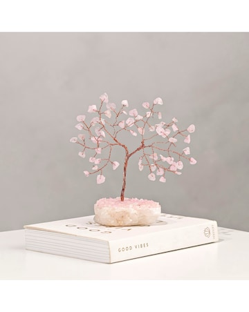Serenity Gemstone Tree Love Rose Quartz - Small