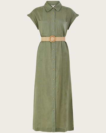 Monsoon Belted Midi Dress