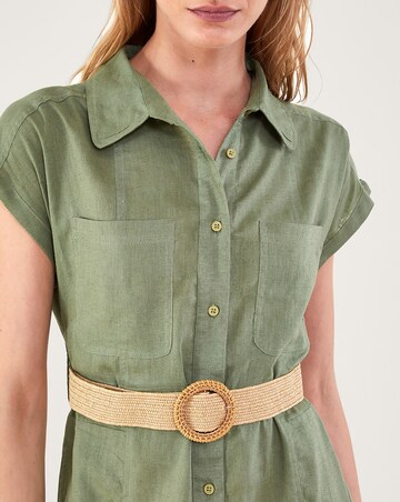 Monsoon Belted Midi Dress