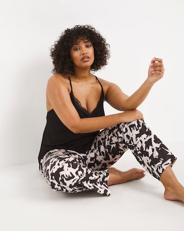Luna Built-In Support Lace Pyjama Set