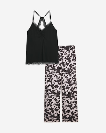 Luna Built-In Support Lace Pyjama Set