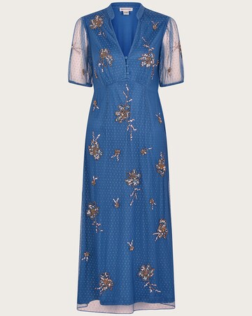 Monsoon Pamela Embellished Tea Dress