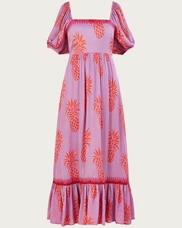 Monsoon Anasi Pineapple Print Dress