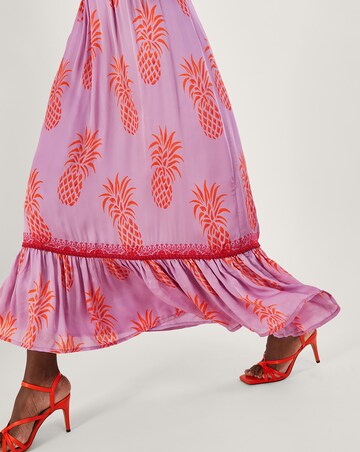 Monsoon Anasi Pineapple Print Dress