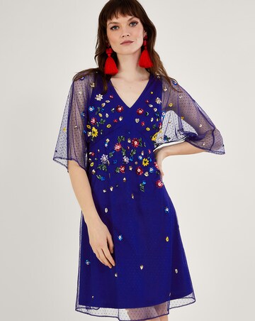 Monsoon Stephanie Embellished Dress