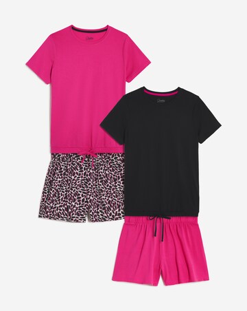 Pretty Secrets Value 2 Pack Shortie Pyjama Sets