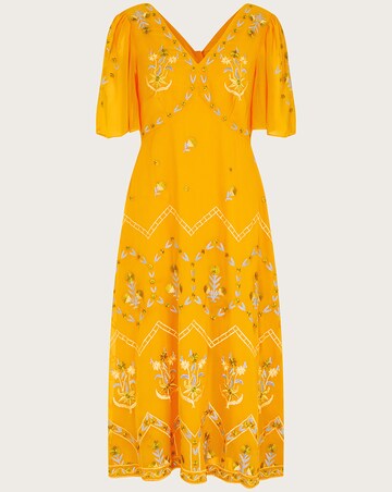 Monsoon Margo Embroidered Tea Dress
