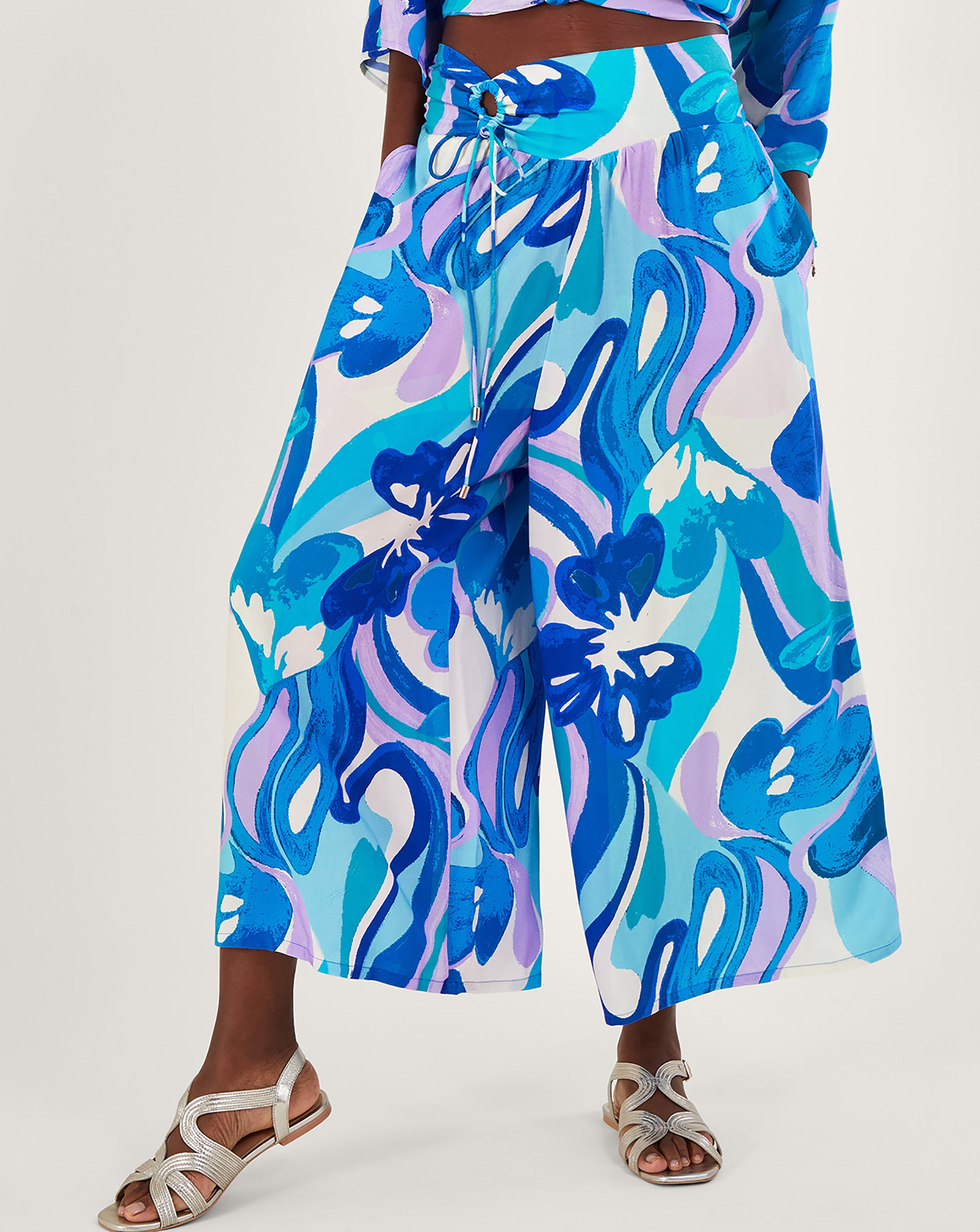 Monsoon cropped trousers deals