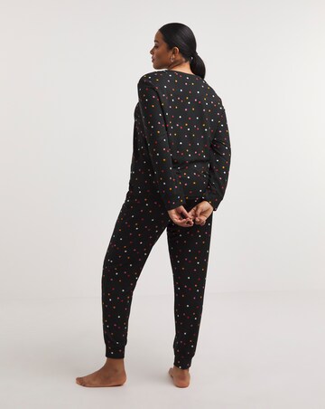Soft Waffle Henley Button Up Pyjama Set