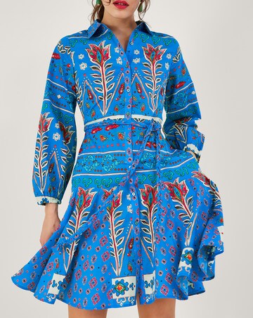 Monsoon Mixed Print Shirt Dress