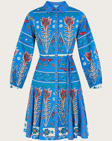 Monsoon Mixed Print Shirt Dress
