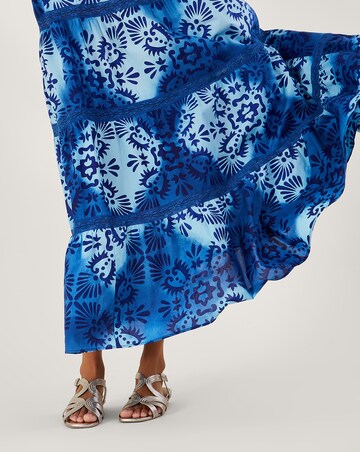 Monsoon Tile Batik Print Cami Midi Dress