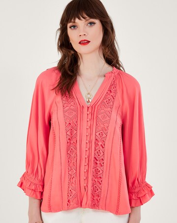 Monsoon Hattie Lace Insert Top