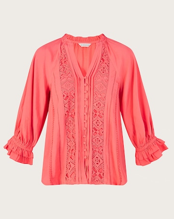 Monsoon Hattie Lace Insert Top