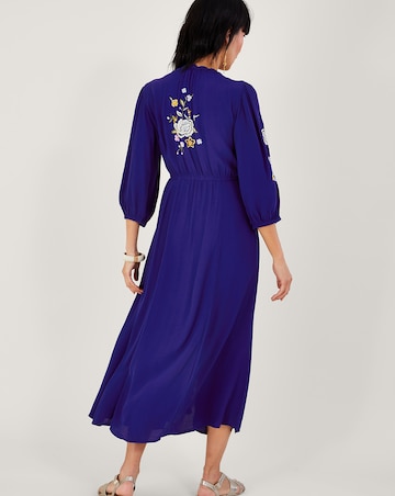 Monsoon Olla Embroidered Tea Dress