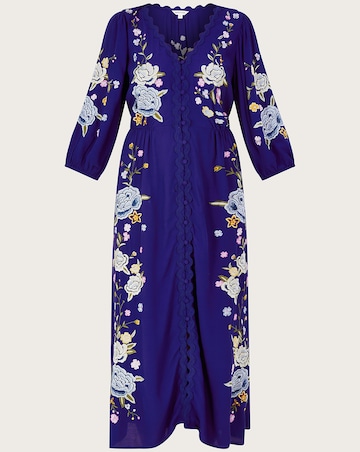 Monsoon Olla Embroidered Tea Dress