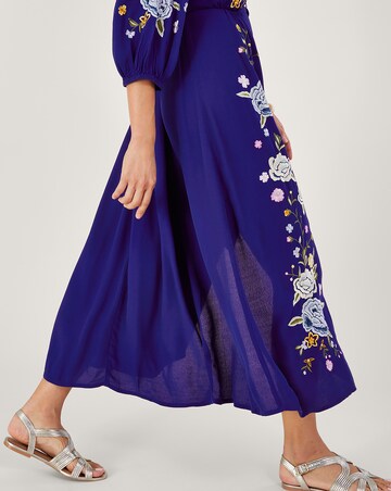 Monsoon Olla Embroidered Tea Dress