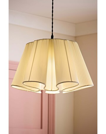 ValueLights Jemima Natural Full Pleated Shade