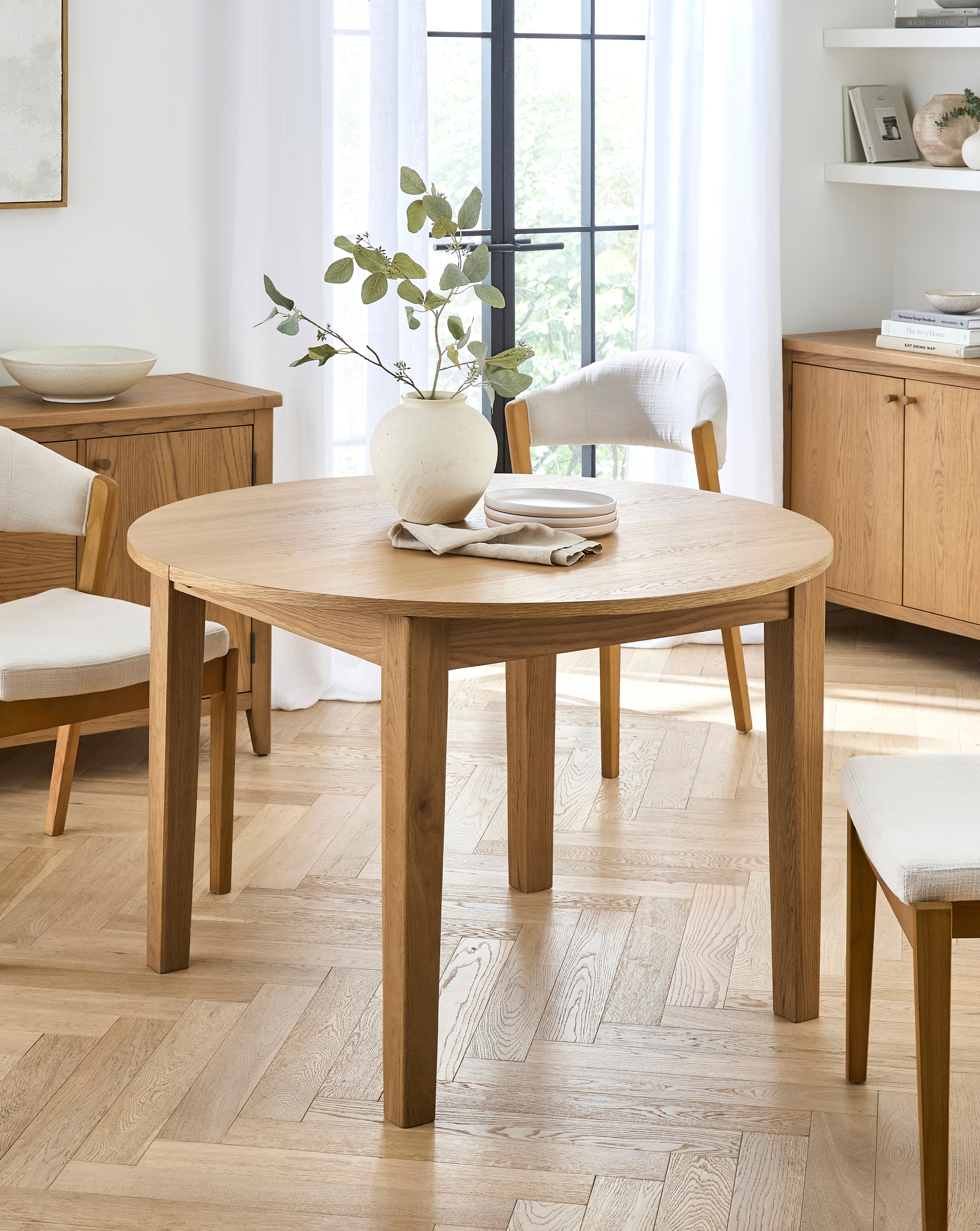 Caitlin Wooden Extendable Dining Table