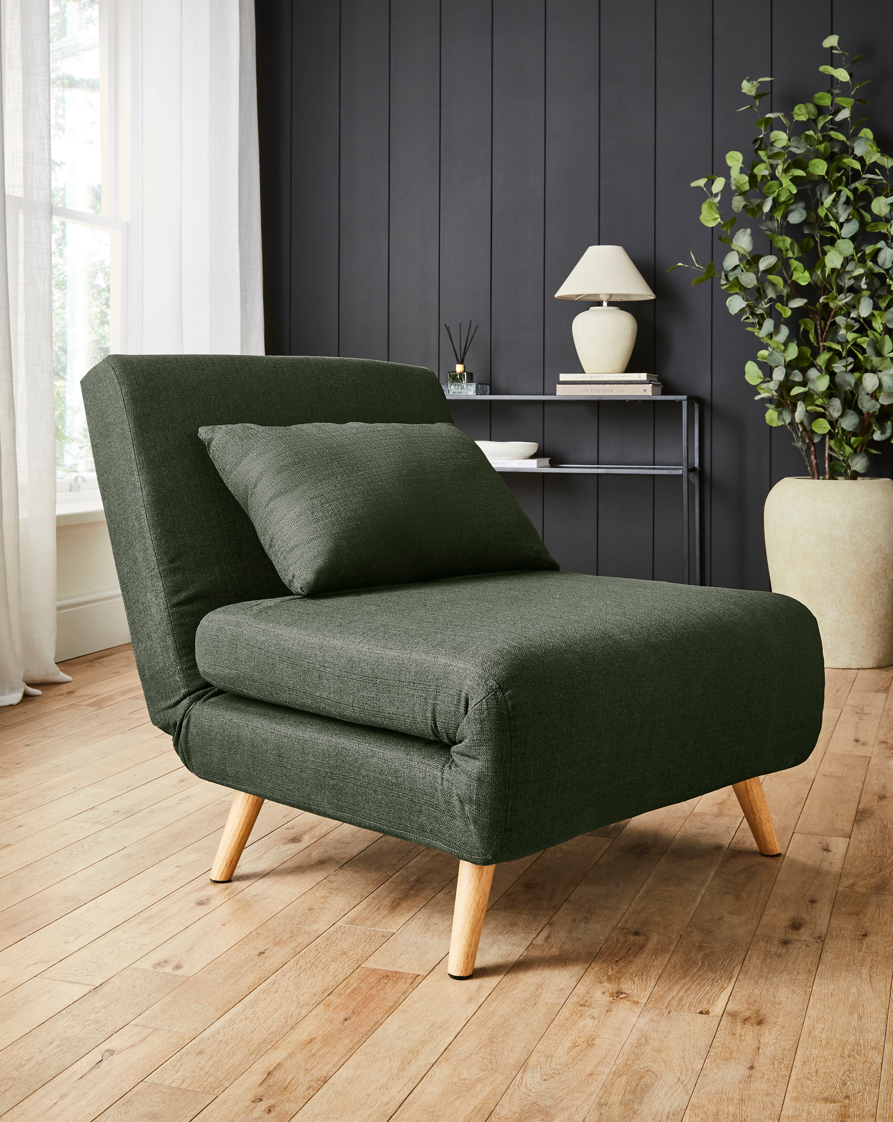 Lena Fabric Chair Bed