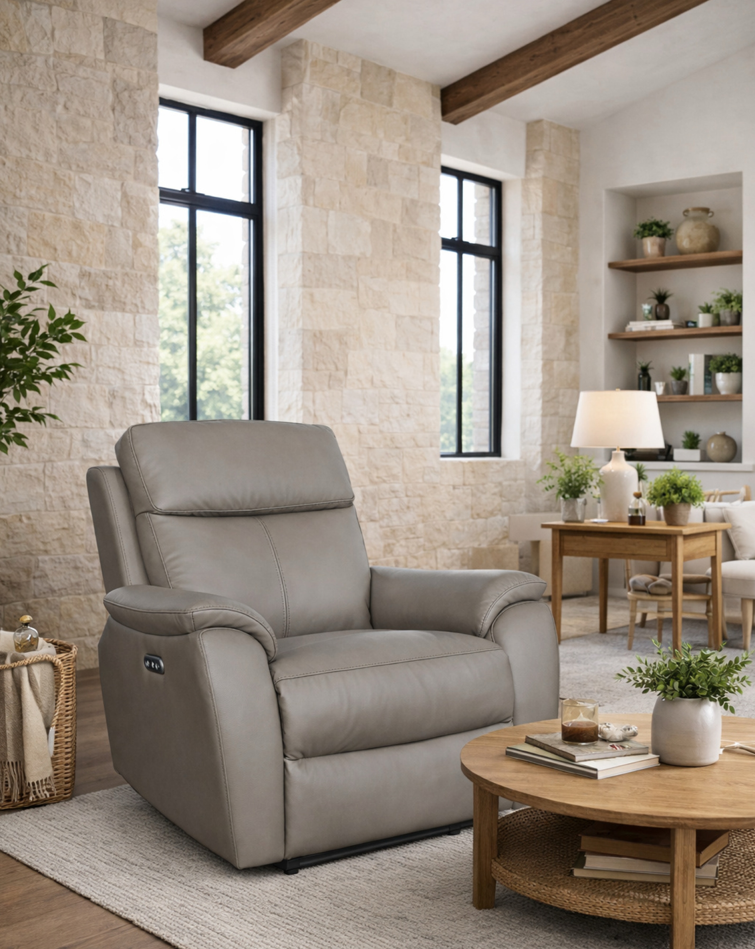 New In - Aspire Kingsmere Power Recliner Armchair