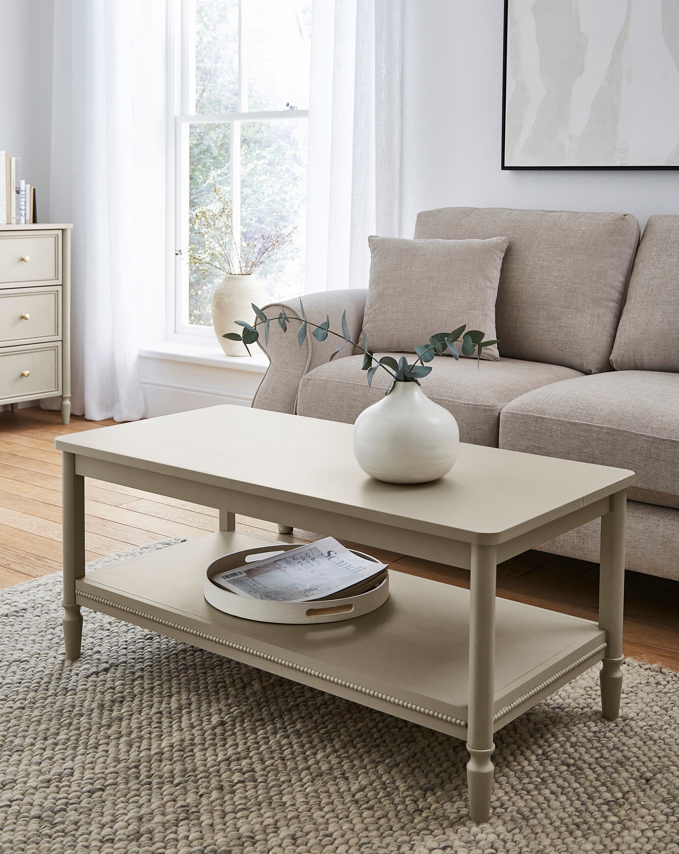 Darcy Bobbin Trim Coffee Table