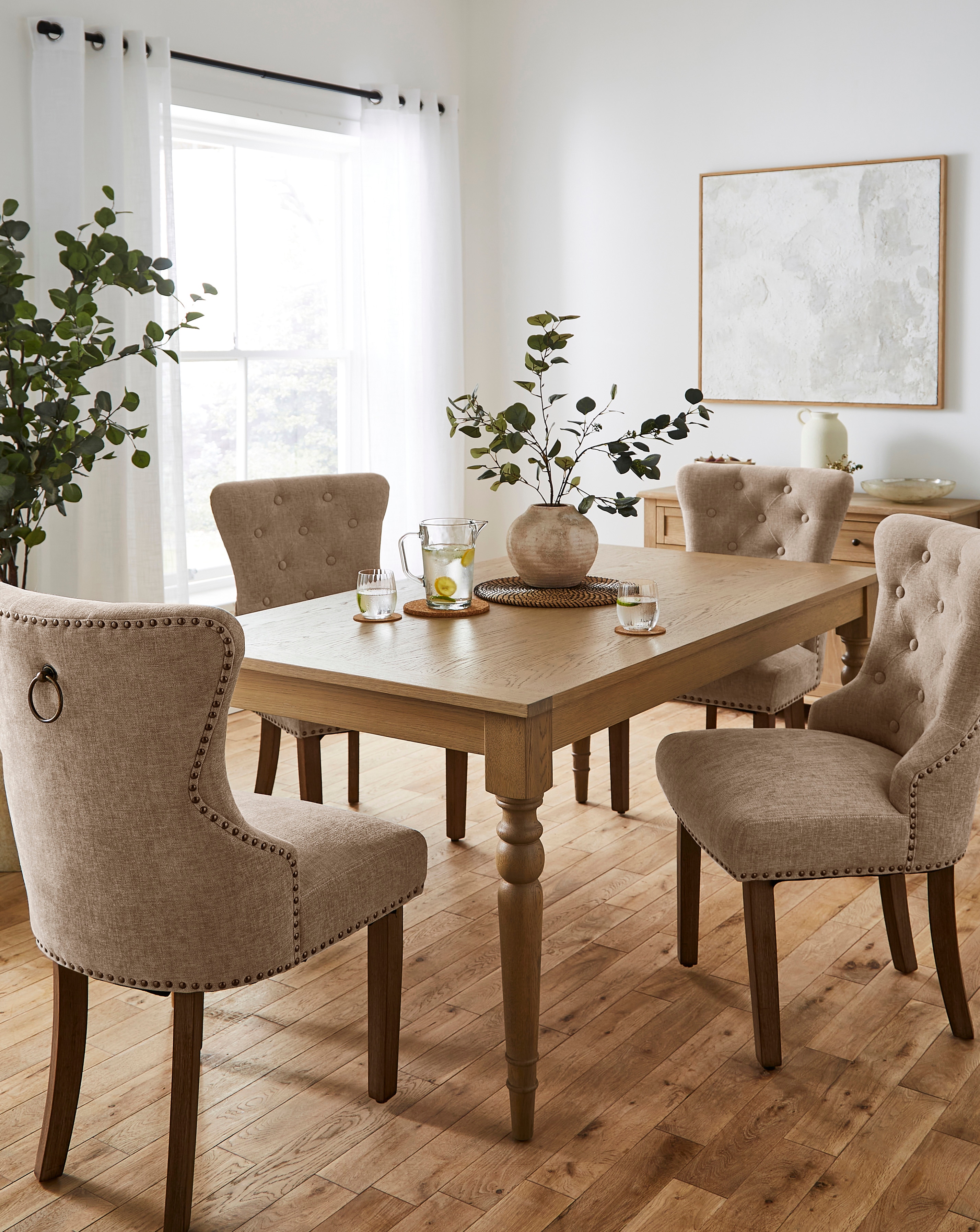 Margot Table with 4 Studded Mabel Chairs