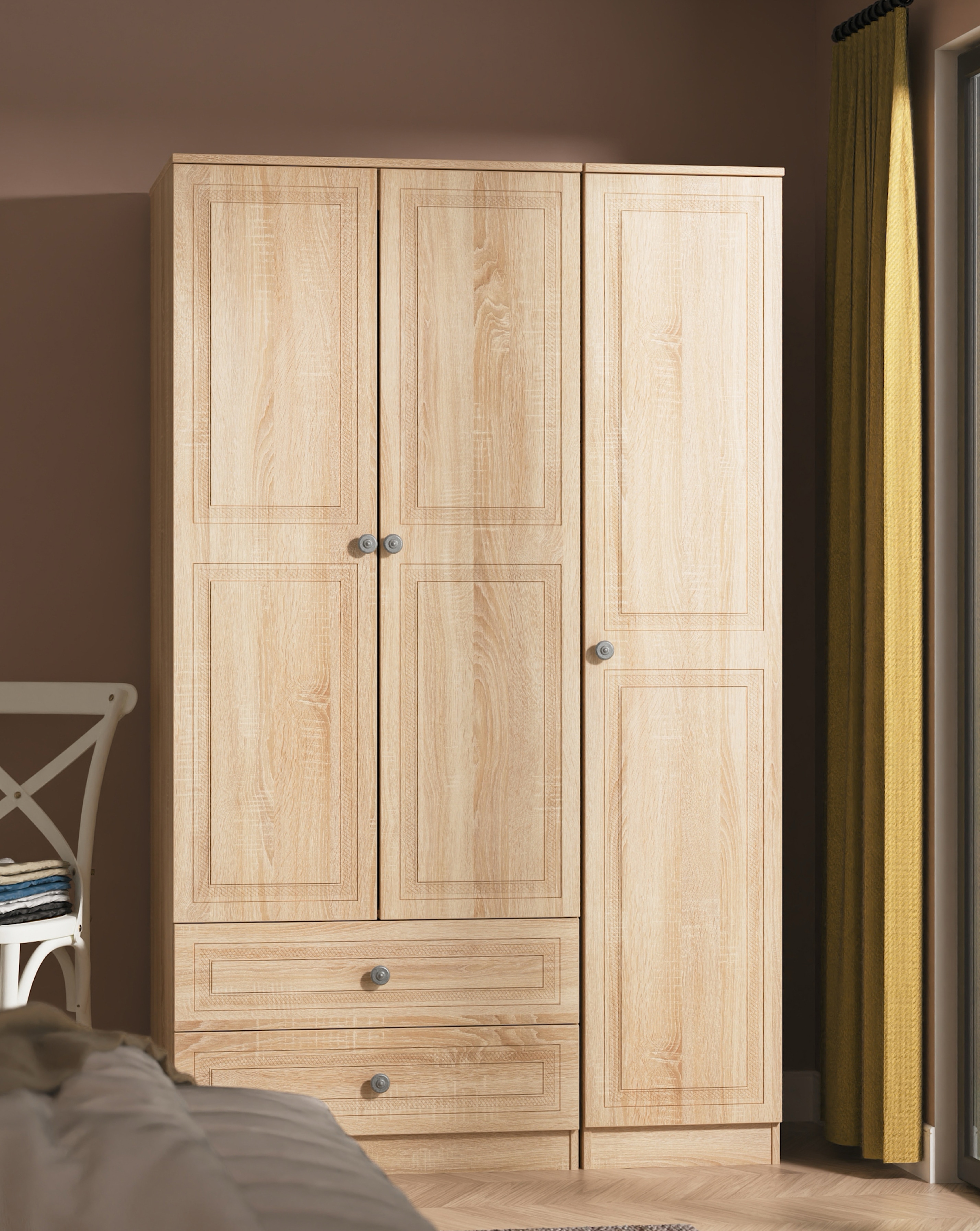 New In - Richmond Triple Wardrobe 2 Drawers