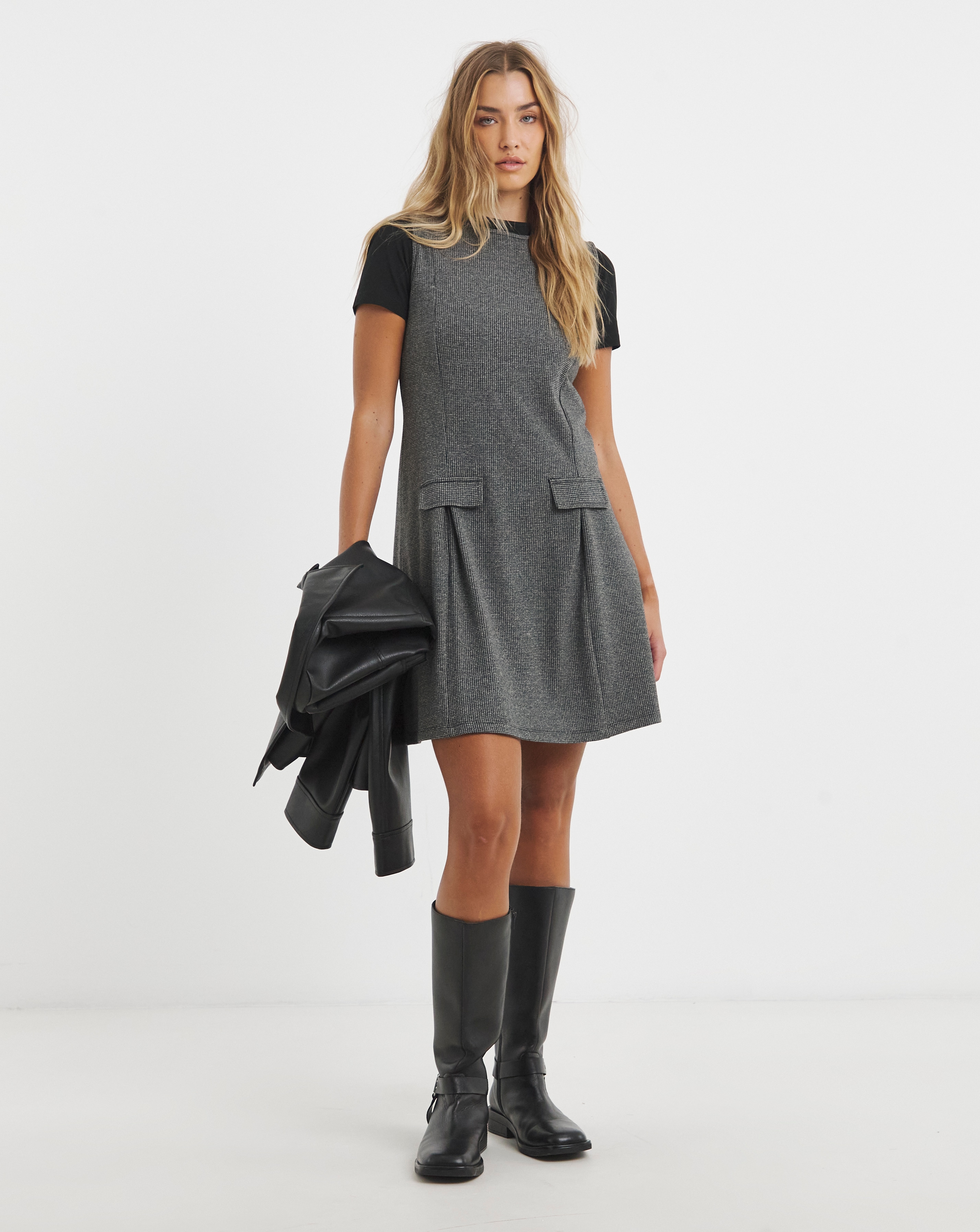Simply Be Jersey Jacquard Shift Dress