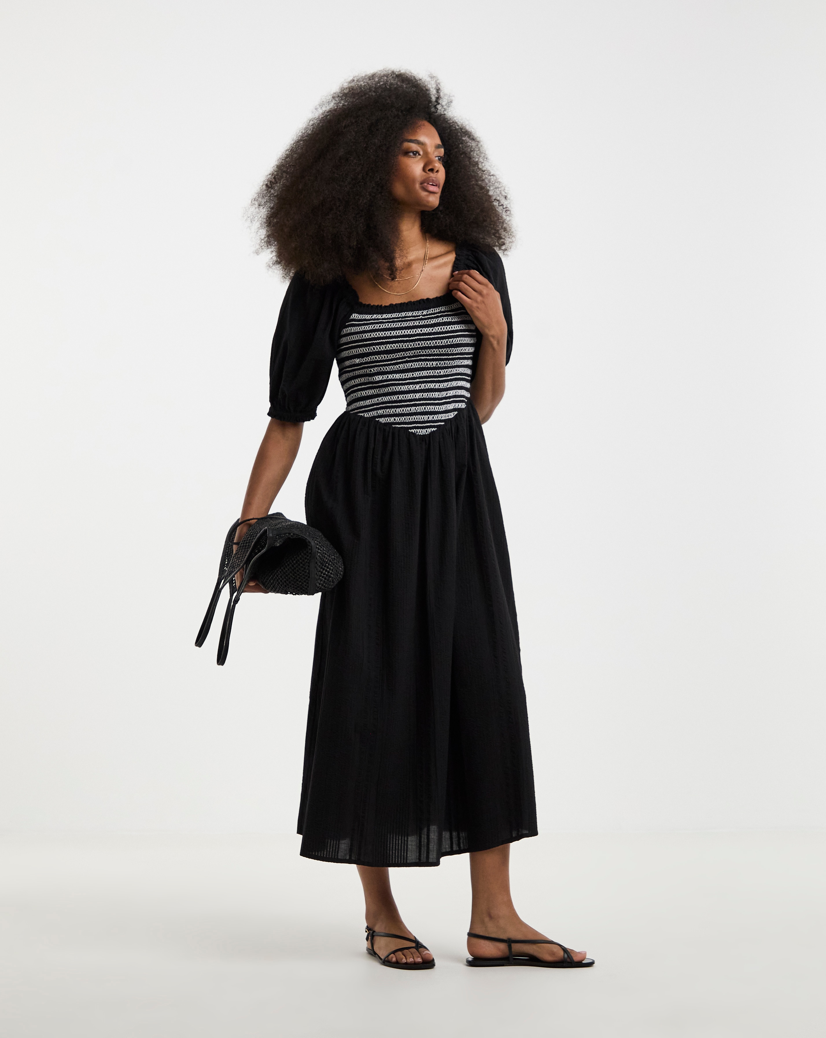 Shirred Dress