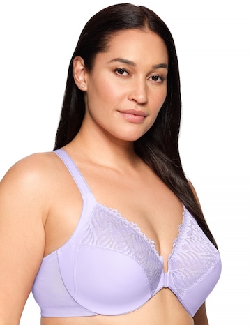 Glamorise Plus Size Front-Close T-Back WonderWire 1246