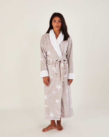Monsoon Star Print Dressing Gown