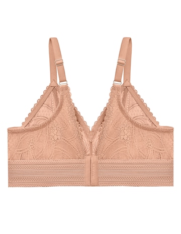 Glamorise Plus Size Luxe Lace Bralette 7012