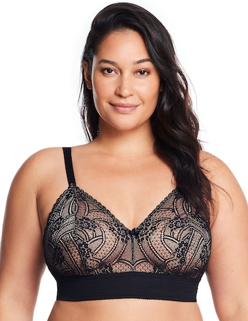 Glamorise Plus Size Luxe Lace Bralette 7012