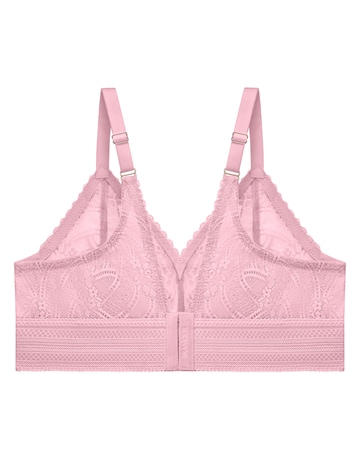 Glamorise Plus Size Luxe Lace Bralette 7012