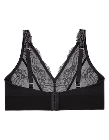 Glamorise Plus Size Lace Plunge Bralette 7013