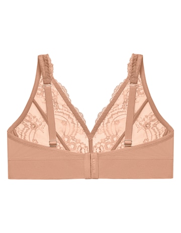 Glamorise Plus Size Lace Plunge Bralette 7013