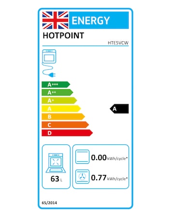 Hotpoint HTE5VCW 50cm Electric Twin Cooker with Ceramic Hob - White Installation