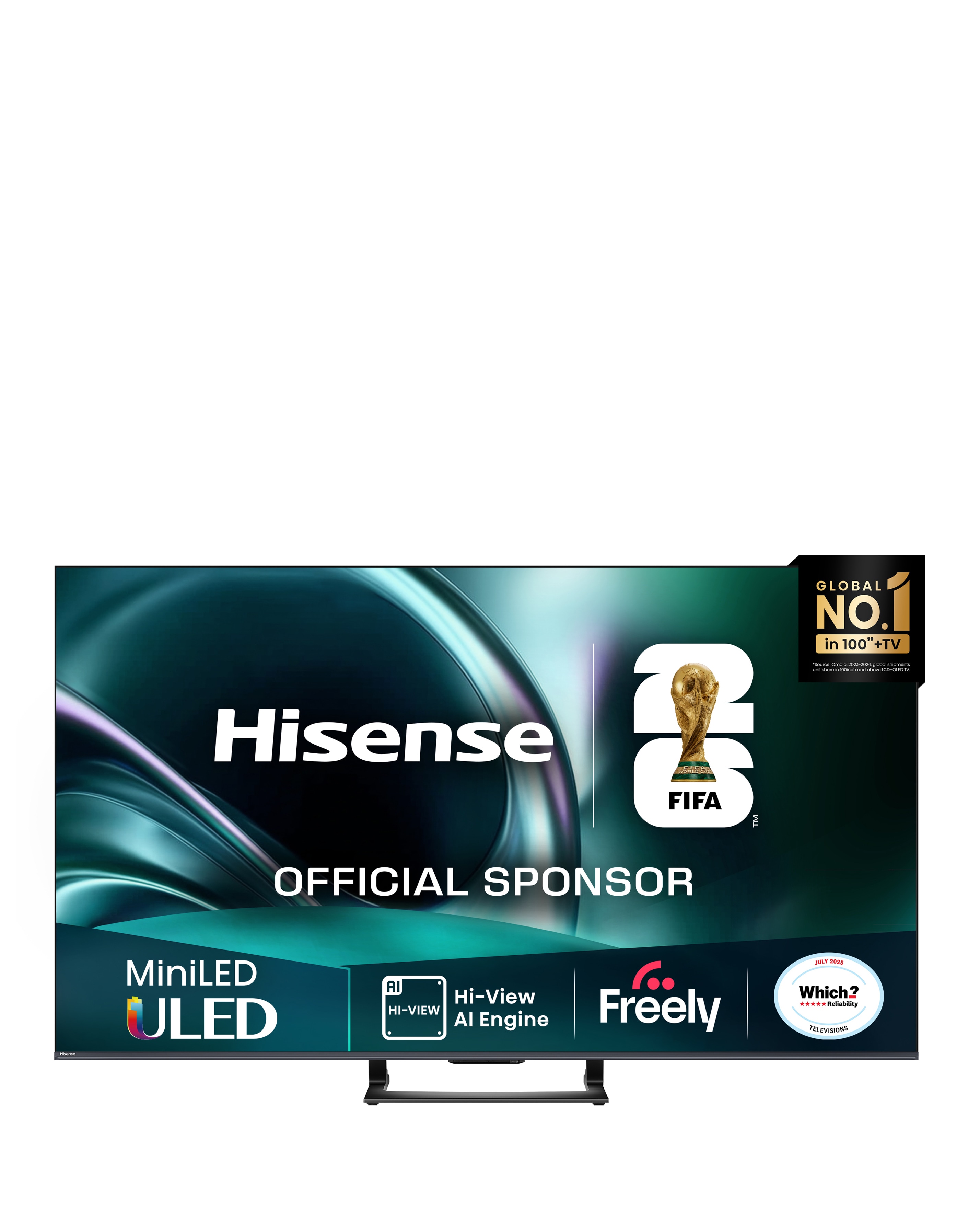 Hisense 55U7Qtuk 55in Mini-LED 4K UHD TV
