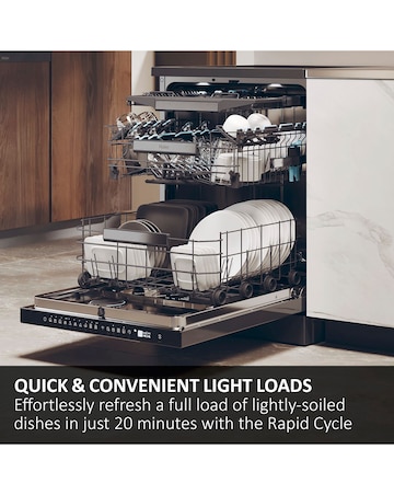 Install - Haier I-Pro XF5C4M1X-80 15 Place Full Size WiFi Dishwasher Stain Steel