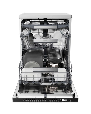 Install - Haier I-Pro XF5C4M1X-80 15 Place Full Size WiFi Dishwasher Stain Steel