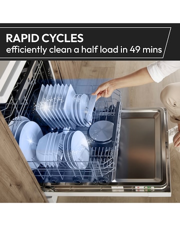 Install - Hoover H-Dish 500 HF0C3SB0FX-80 10 Pl Slim WiFi Dishwash Stain Steel